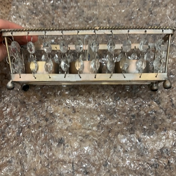 NWT Metal and Jewelled Candle/Tealight Holder - Picture 3 of 13